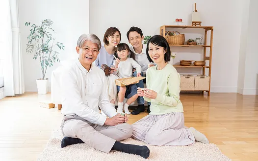 家族とカウンセリングのイメージ